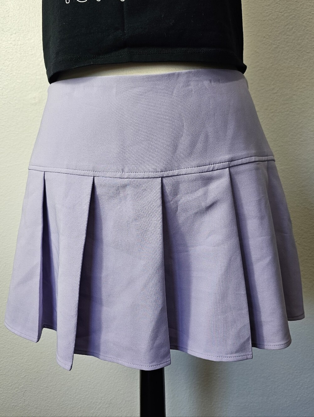 Forever 21 Lavender Pleated Skater Skirt